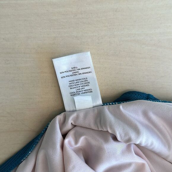 Shade & Shore• small • swimsuit • turquoise blue • like new •10 •1690 - Picture 8 of 11